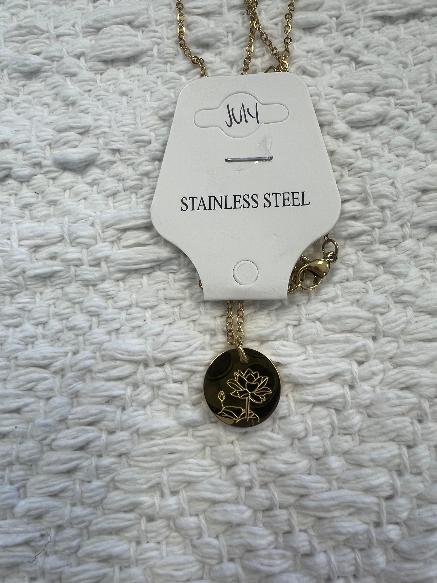 Birth Month Flower Necklace