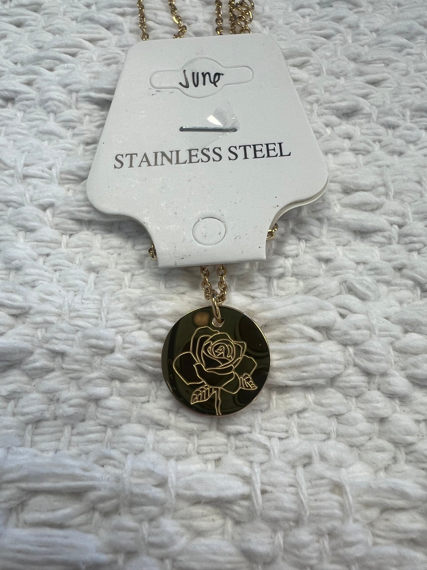 Birth Month Flower Necklace