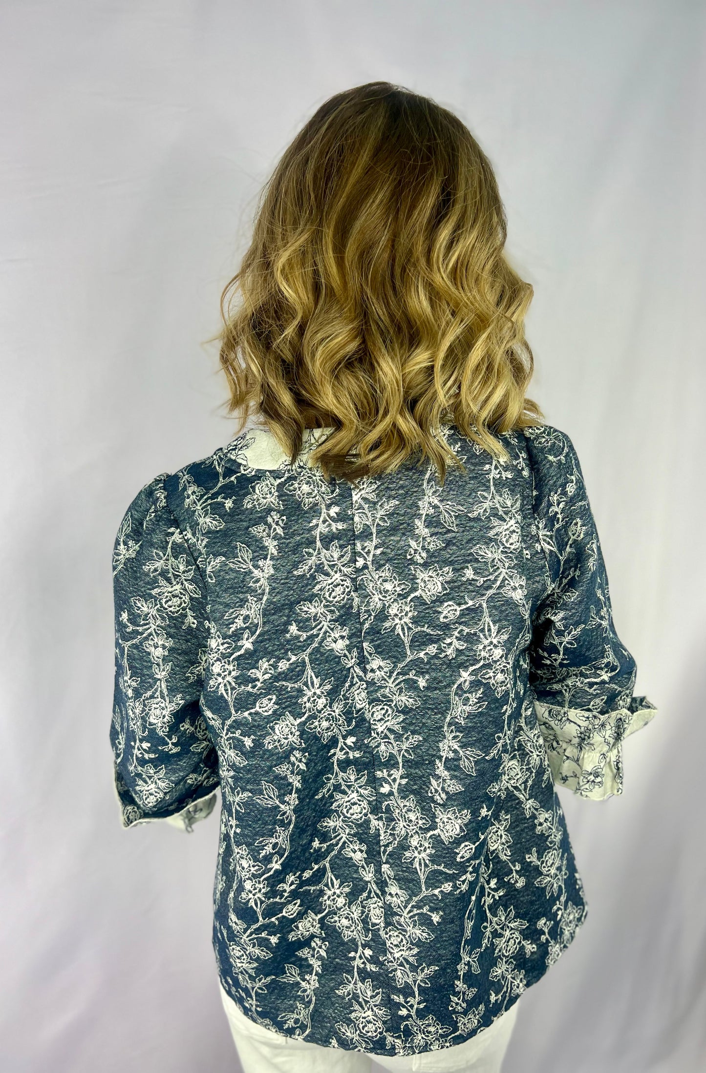 The Bluebell Ruffle Blouse