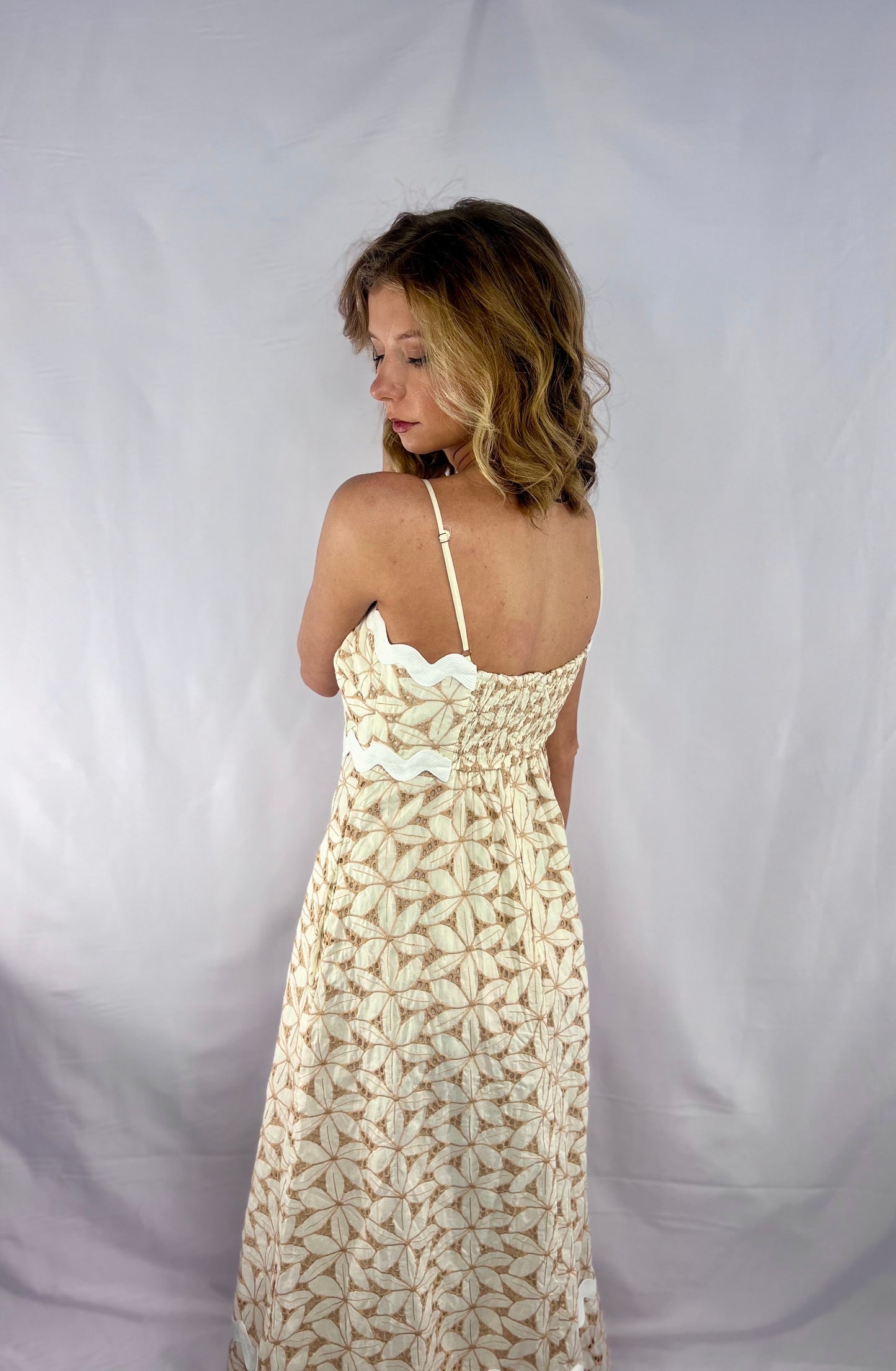 The Camille Garden Lace Maxi Dress
