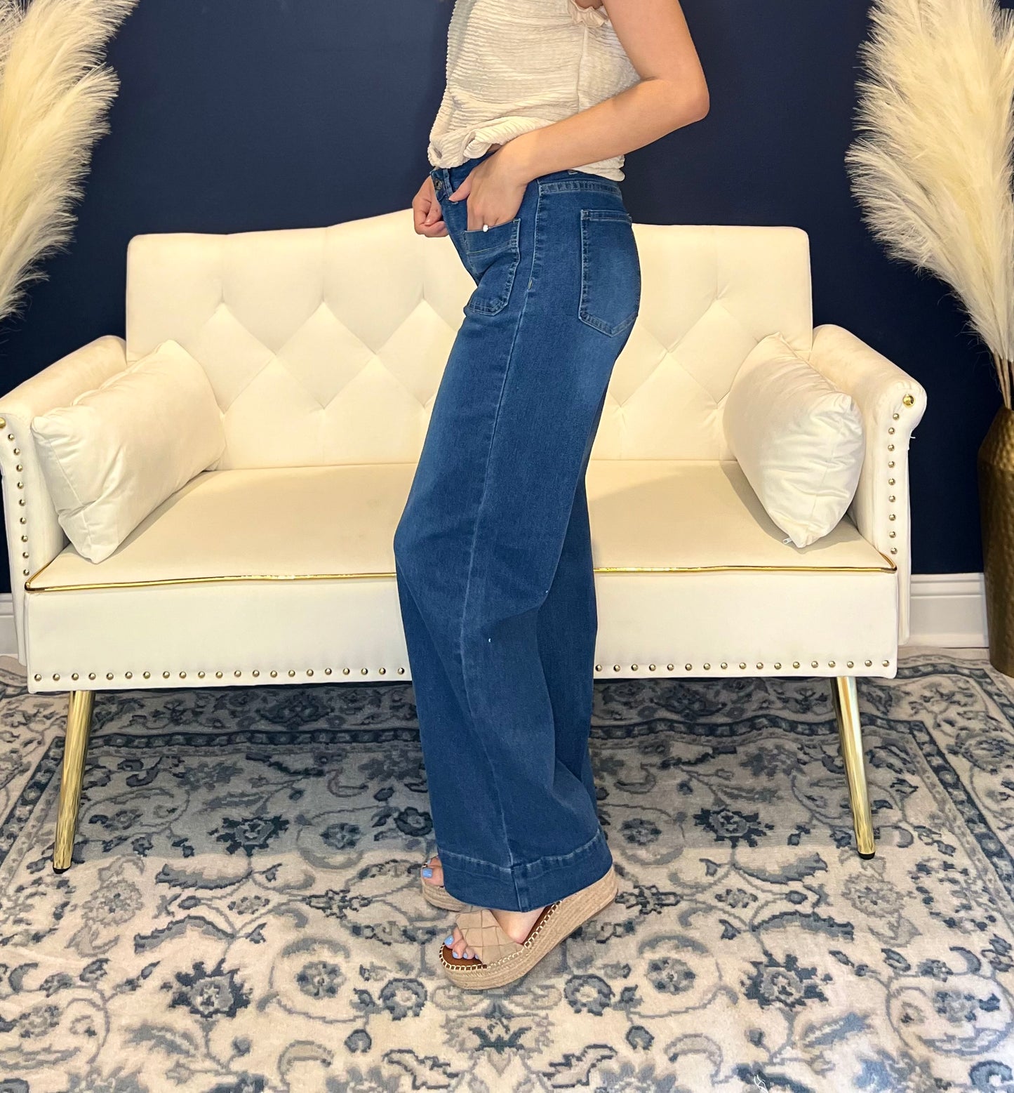 The Monica Wide-Leg Jeans