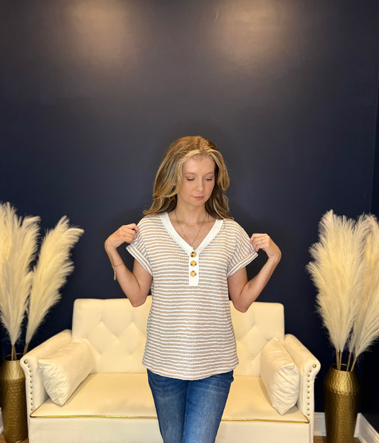 The Make Me Chic V-Neck