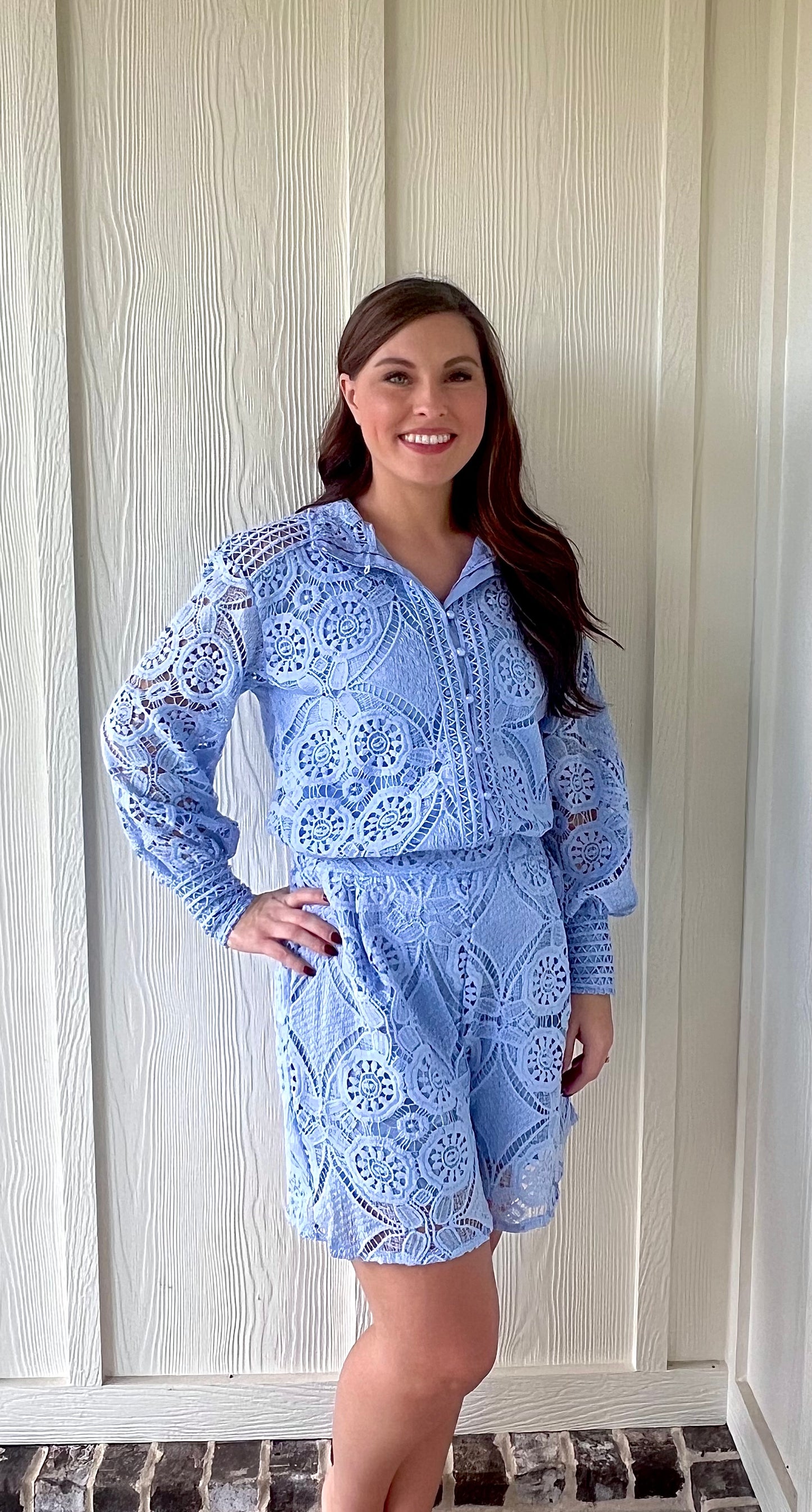 The Coastal Bloom Eyelet Set