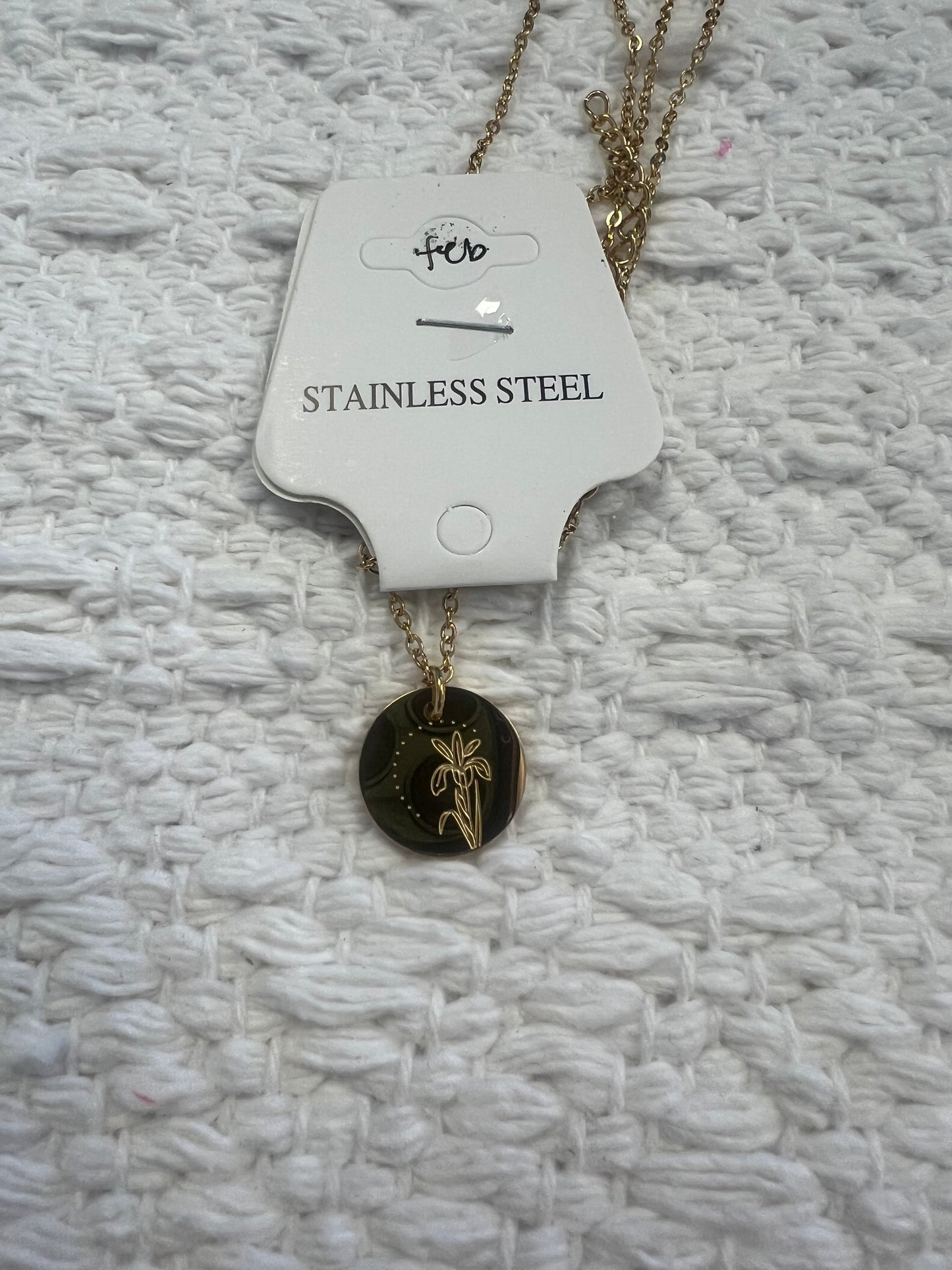 Birth Month Flower Necklace