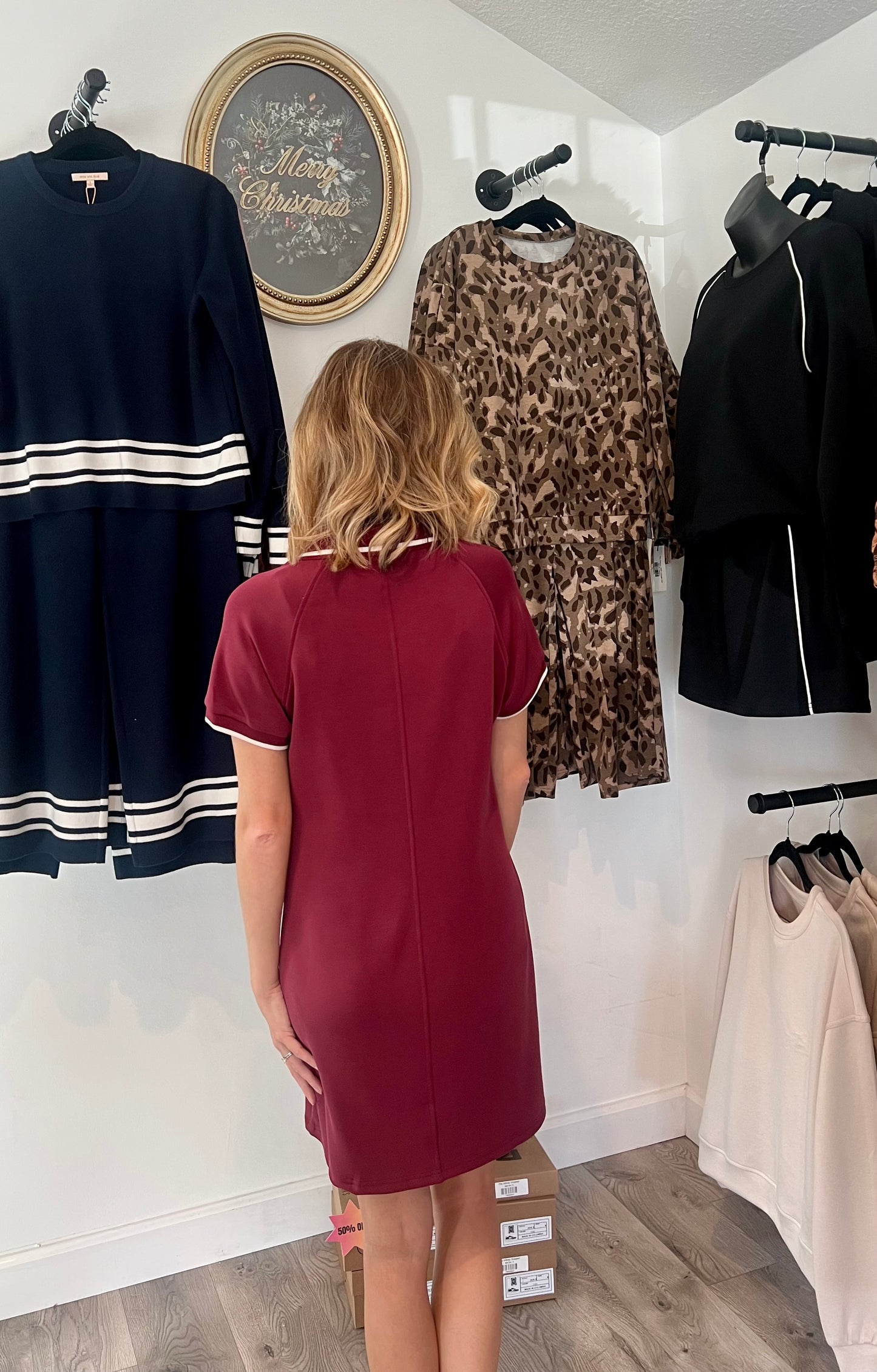 The Marley Modal Polo Mini Dress