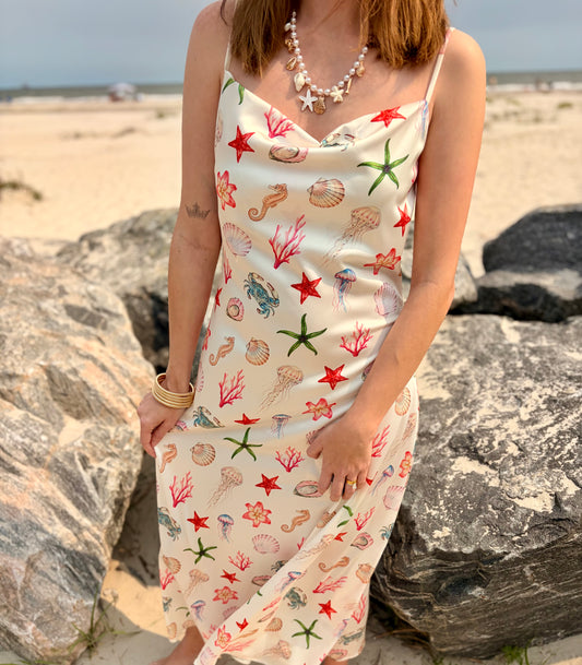 The Coral Cove Slip Maxi