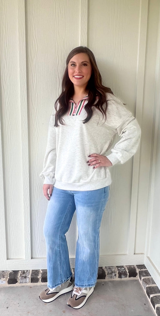 The Katie Collared Pullover