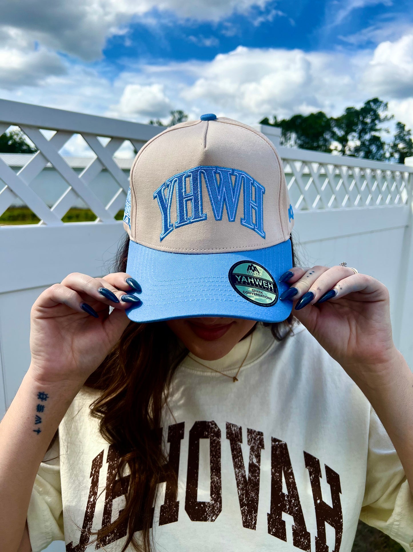 The YHWH Vintage Trucker Hat
