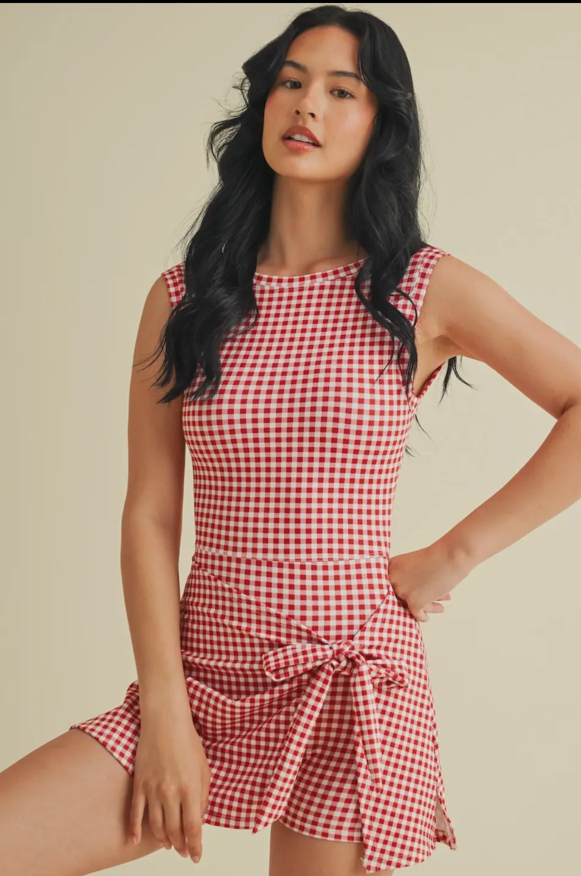 The Gingham Wrap Dress