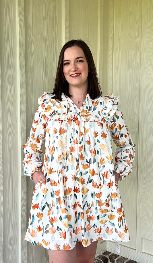 The Autumn Ruffle Dress