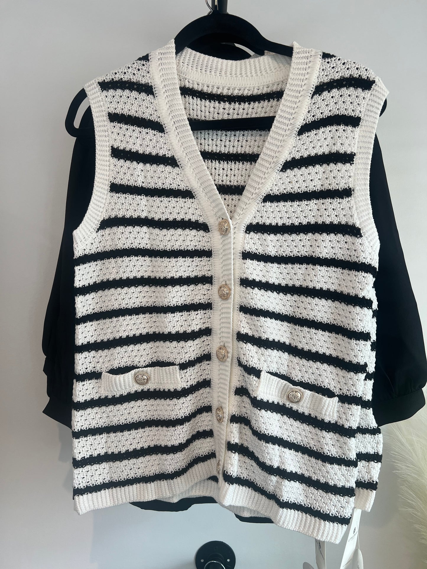 Meet Me in Paris Stripe Vest