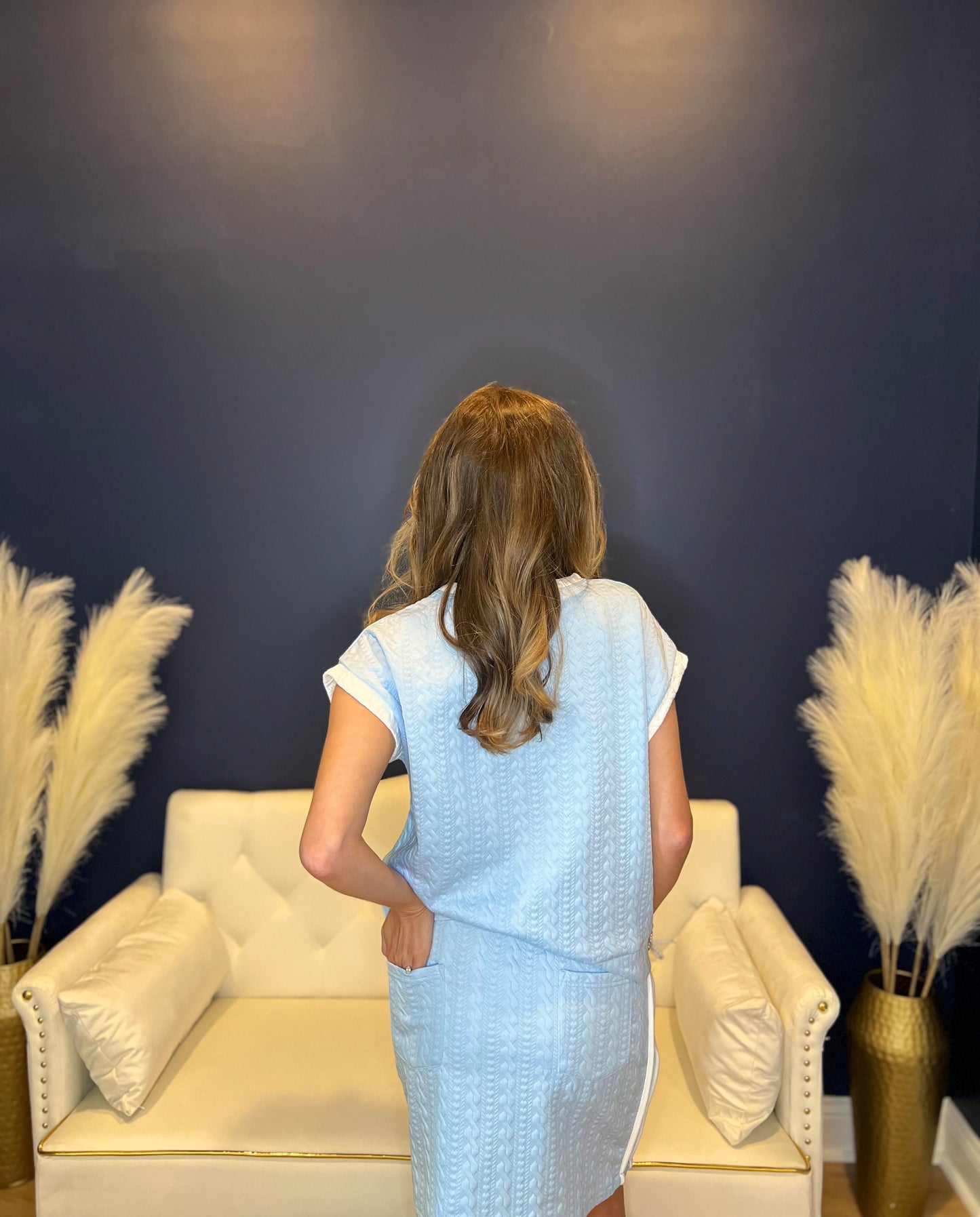 The Textured Skirt Set