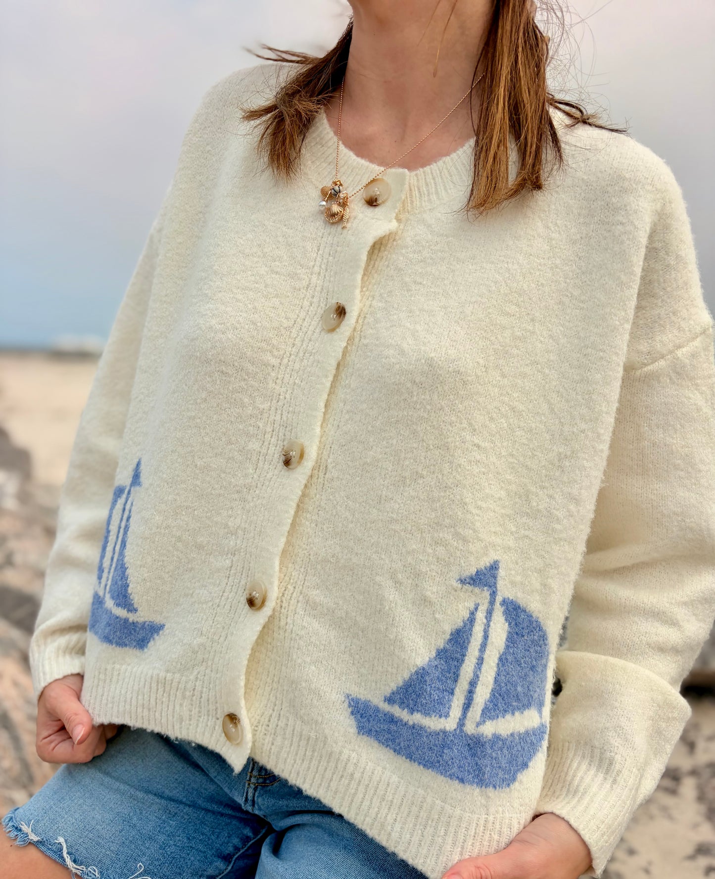The Jekyll Sailboat Cardigan