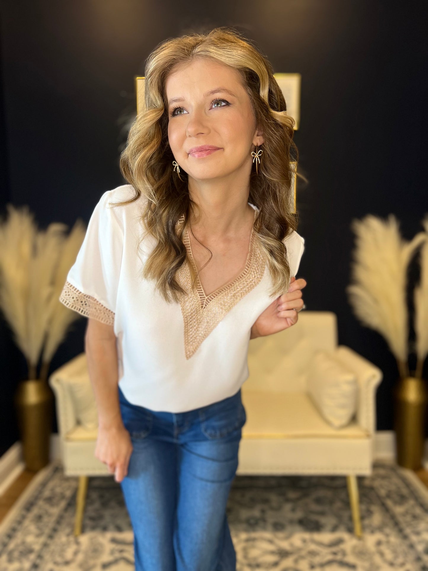 The Elegant V-Neck Top