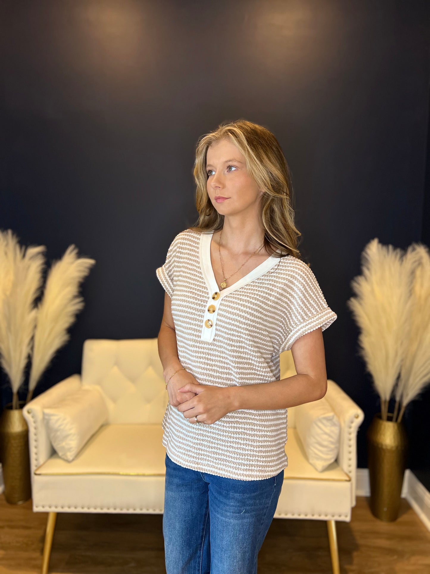 The Make Me Chic V-Neck