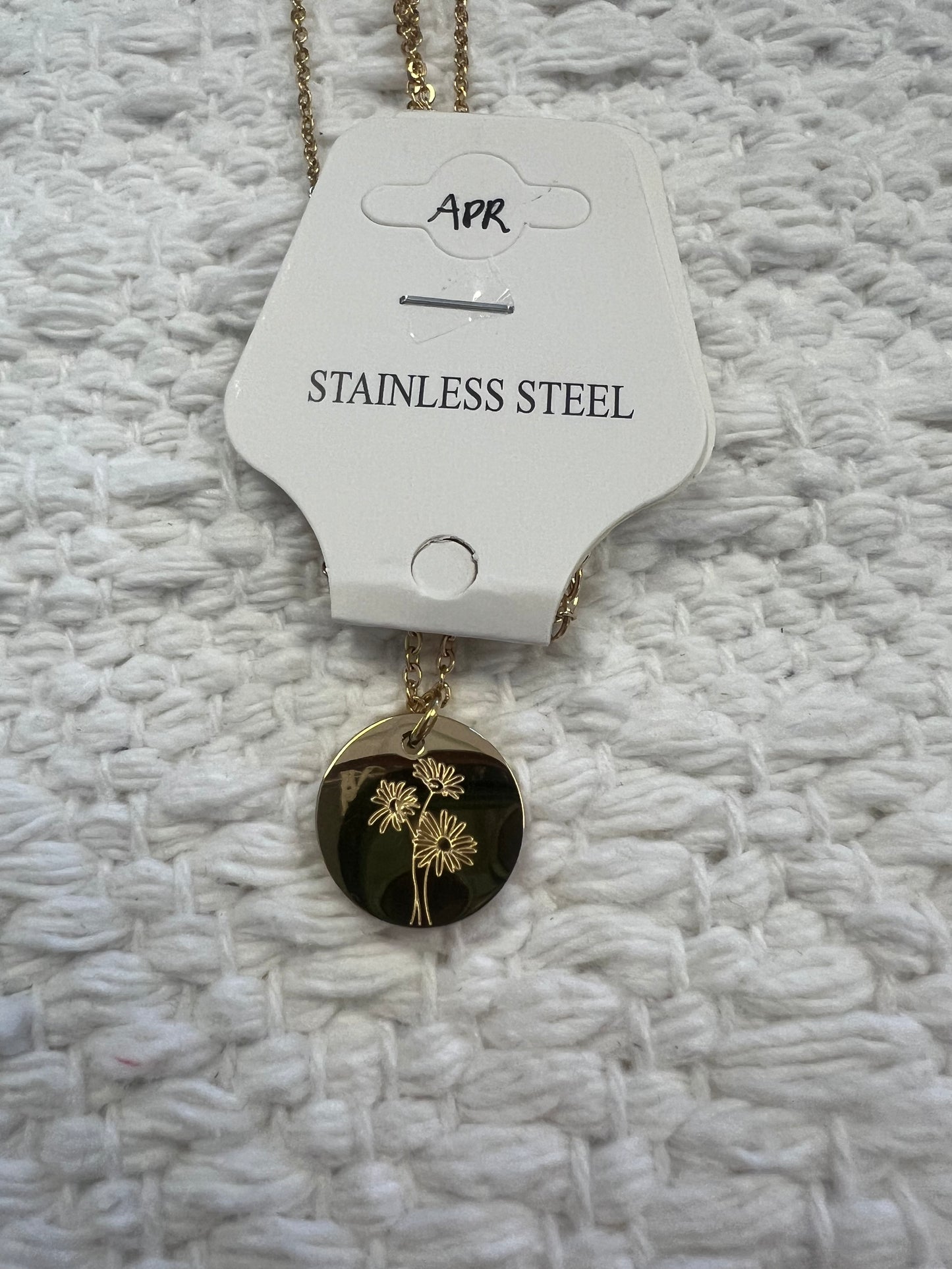 Birth Month Flower Necklace
