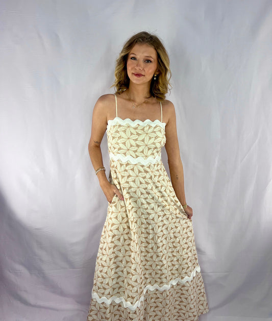 The Camille Garden Lace Maxi Dress