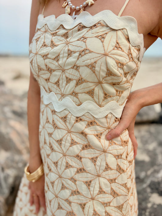 The Camille Garden Lace Maxi Dress