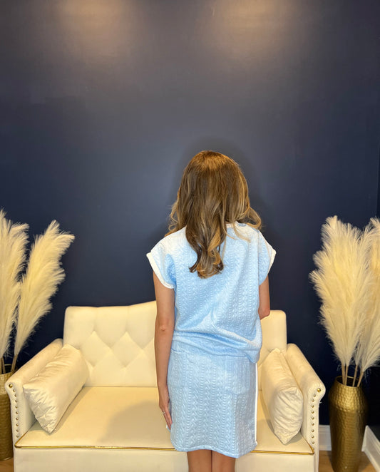 The Textured Skirt Set
