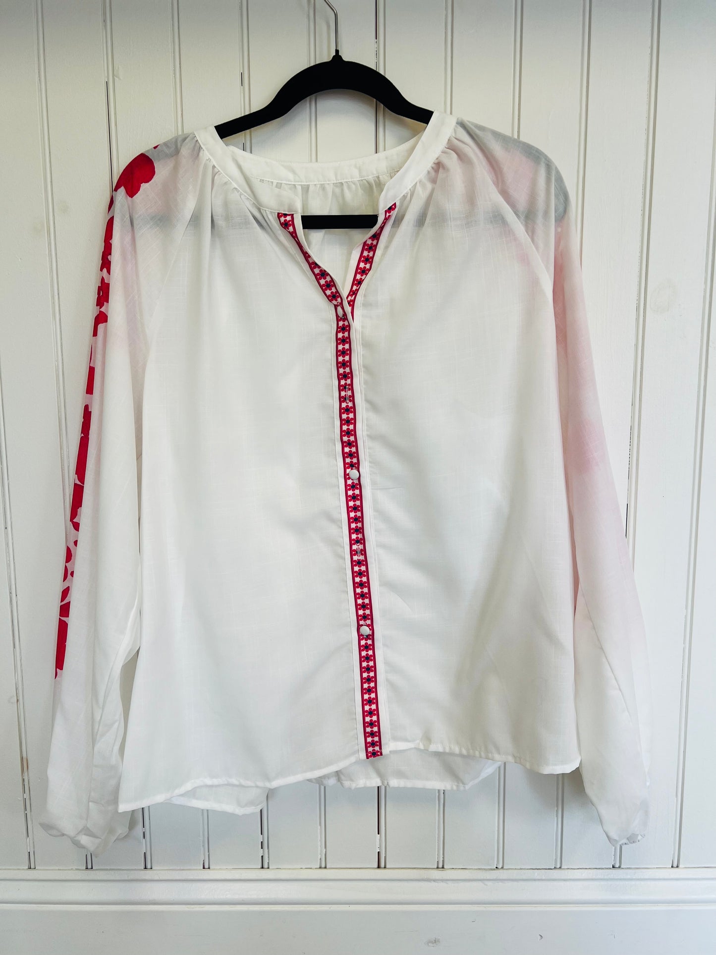 Rosé Blooms Blouse