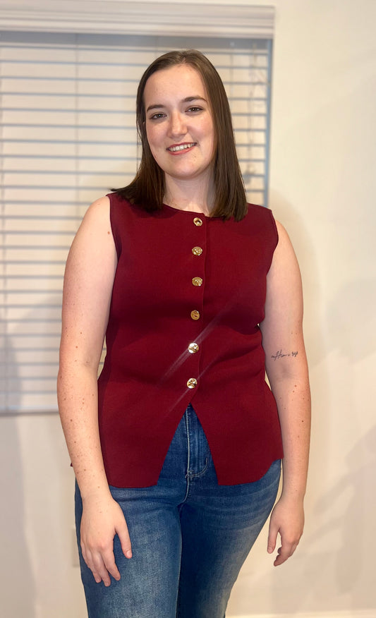 The Serena Knit Peplum Top