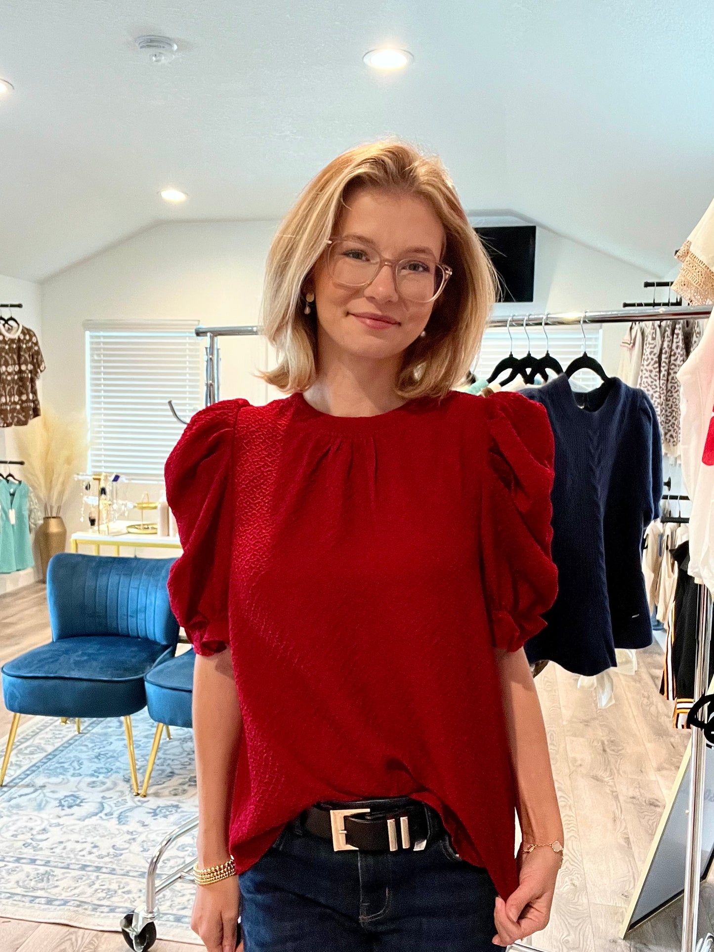 The Juliette Puff Sleeve Top