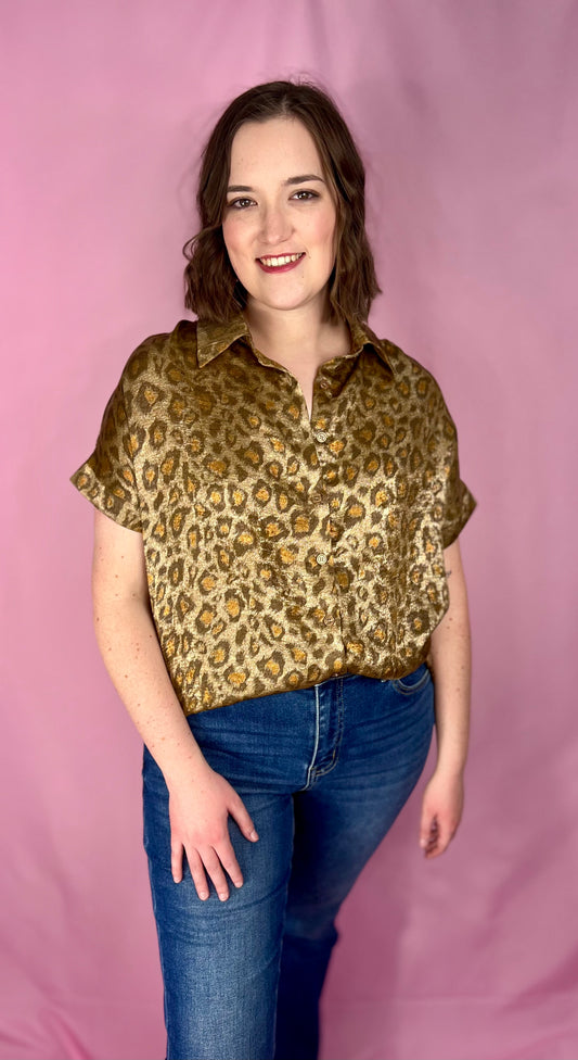 The Wild Leopard Blouse