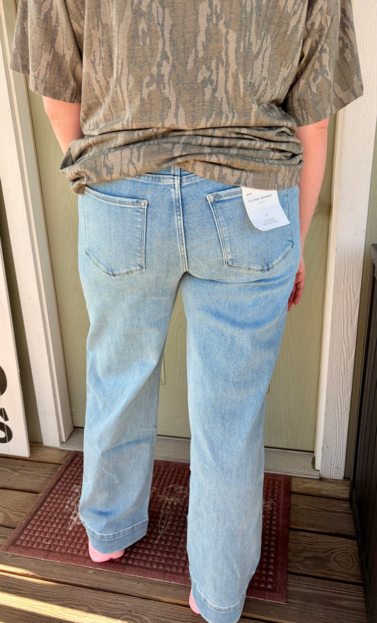 The Coastal Drift Wide Leg Jeans