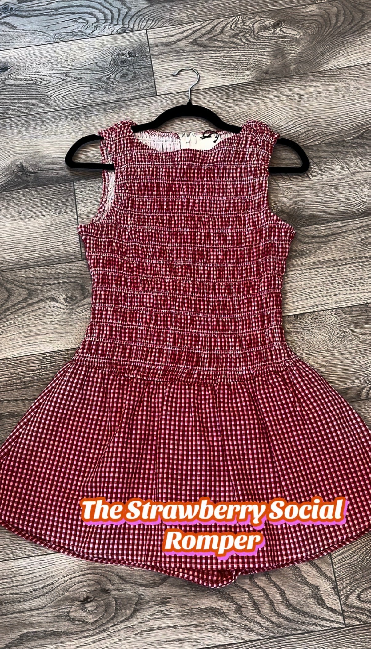 The Strawberry Social Romper