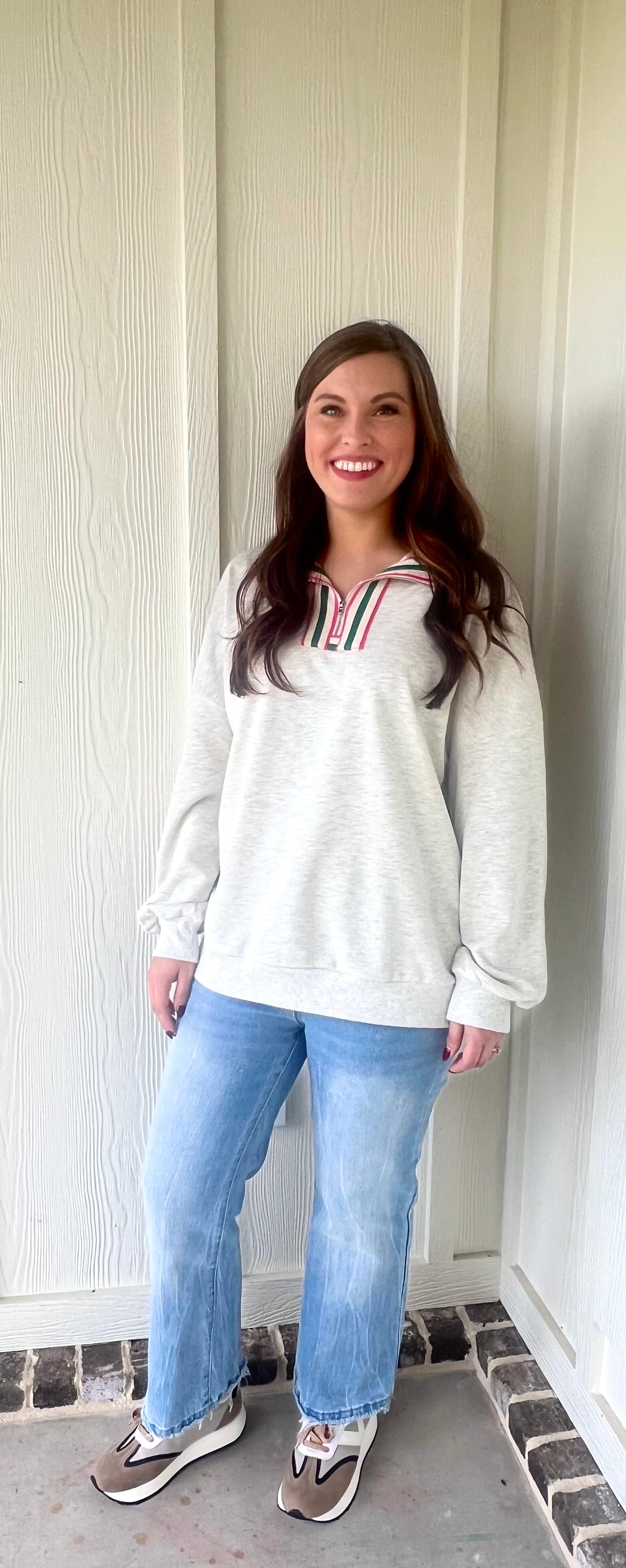 The Katie Collared Pullover