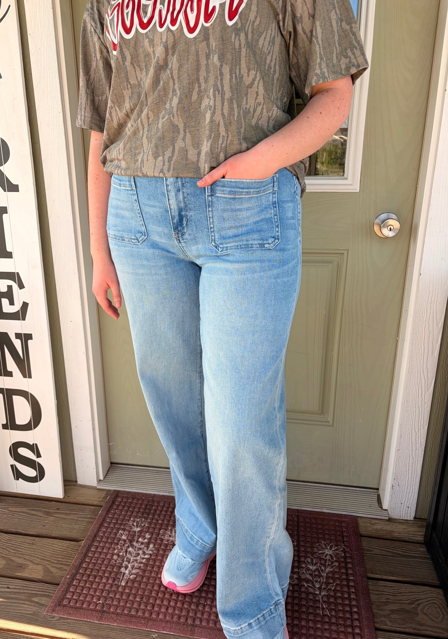 The Coastal Drift Wide Leg Jeans
