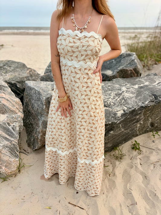 The Camille Garden Lace Maxi Dress