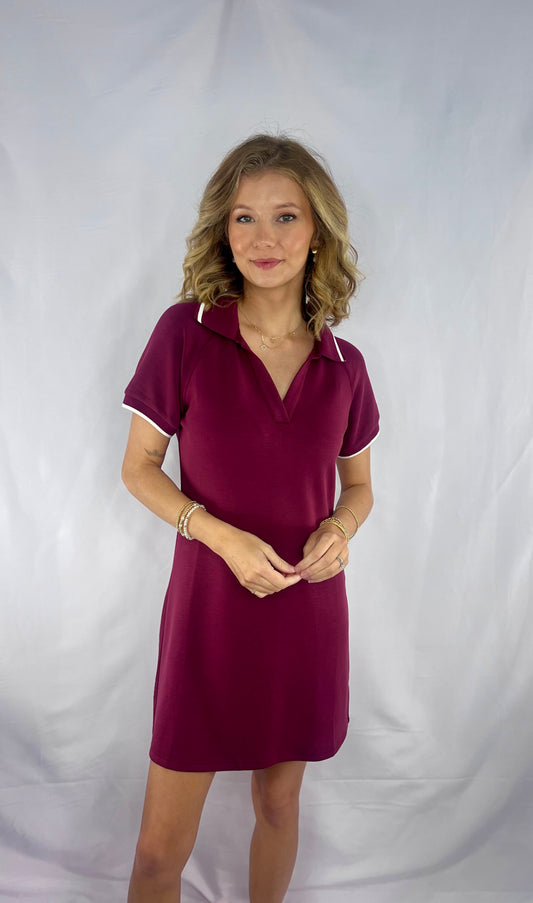 The Marley Modal Polo Mini Dress