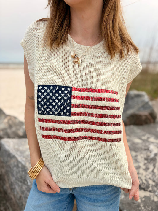 The Liberty Harbor Knit Vest