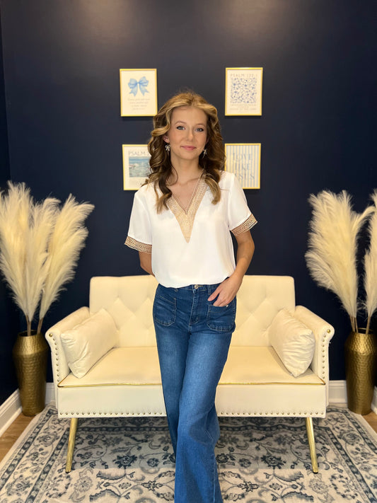 The Elegant V-Neck Top