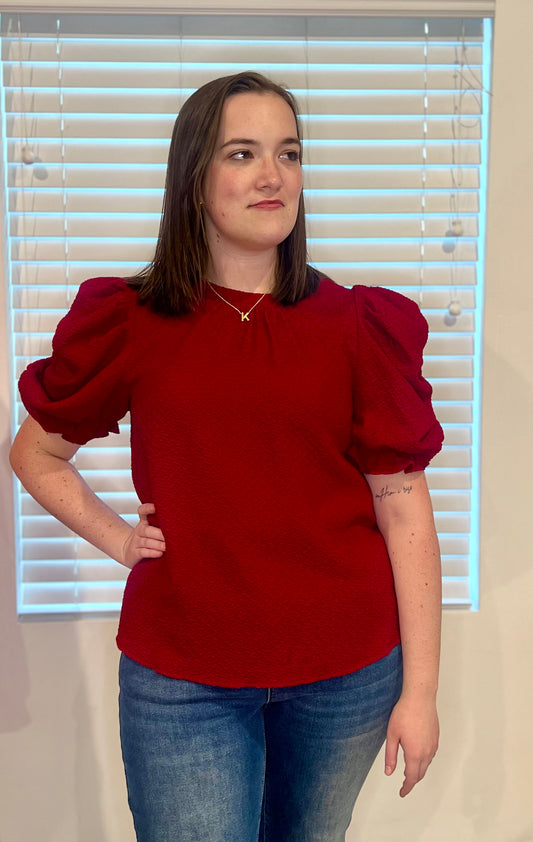 The Juliette Puff Sleeve Top