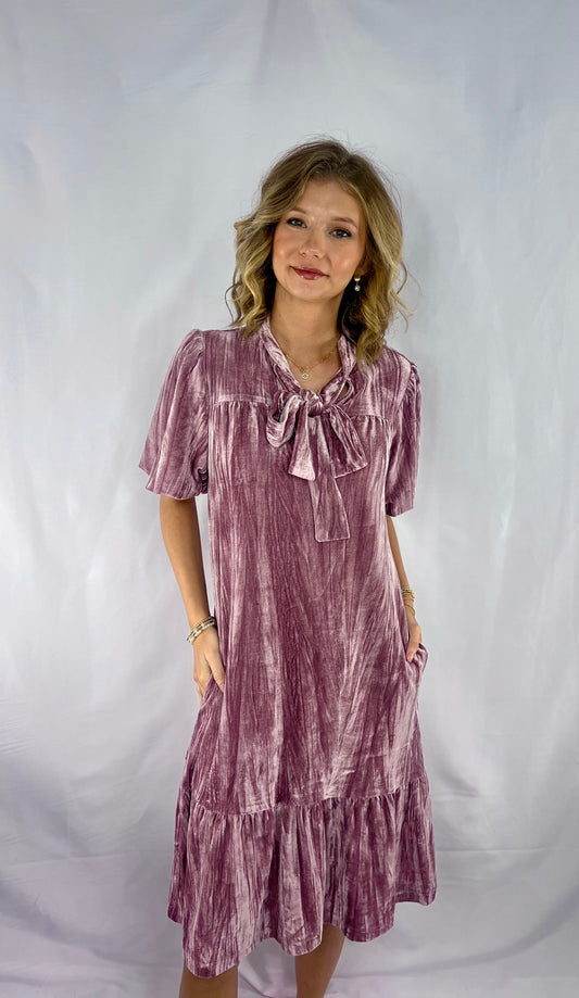 The Velvet Mini Dress