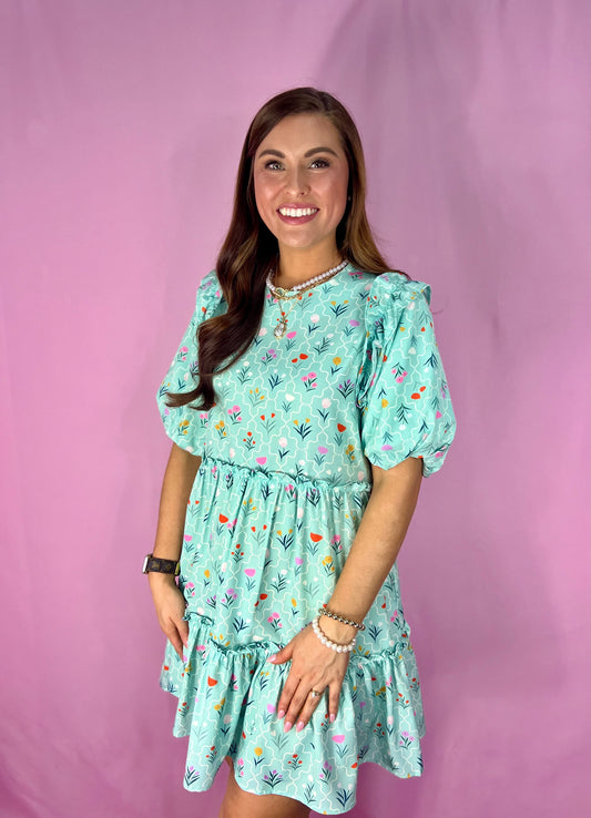 The Lillian Meadow Dress
