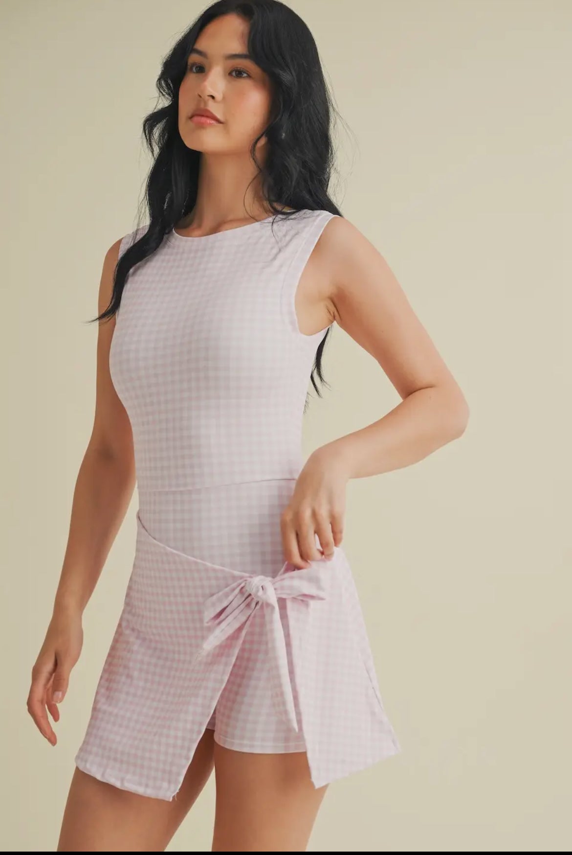 The Gingham Wrap Dress