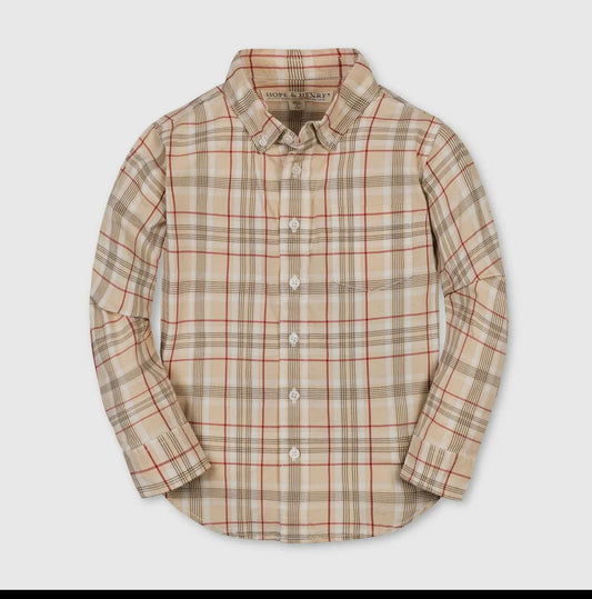 The Brooks Boys Plaid Shirt