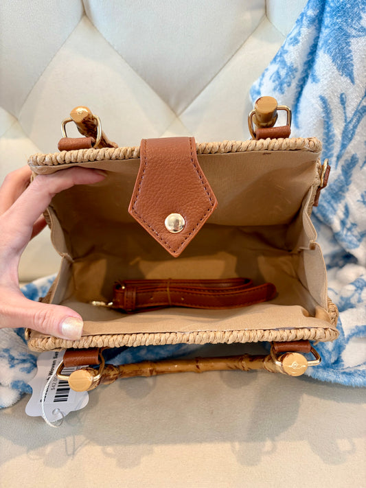 The Savannah Woven Satchel