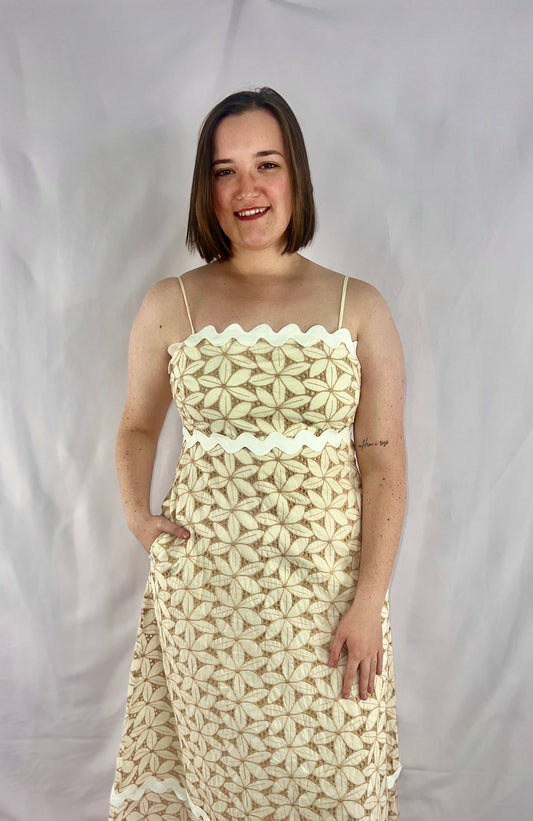 The Camille Garden Lace Maxi Dress