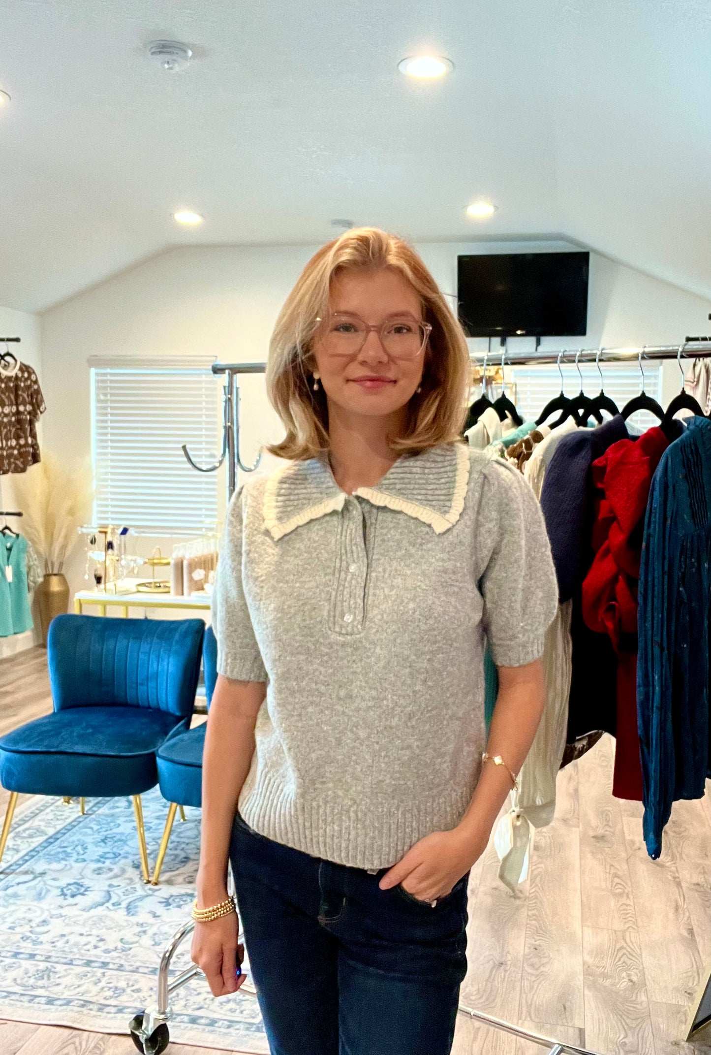 The Eliza Sweater Top