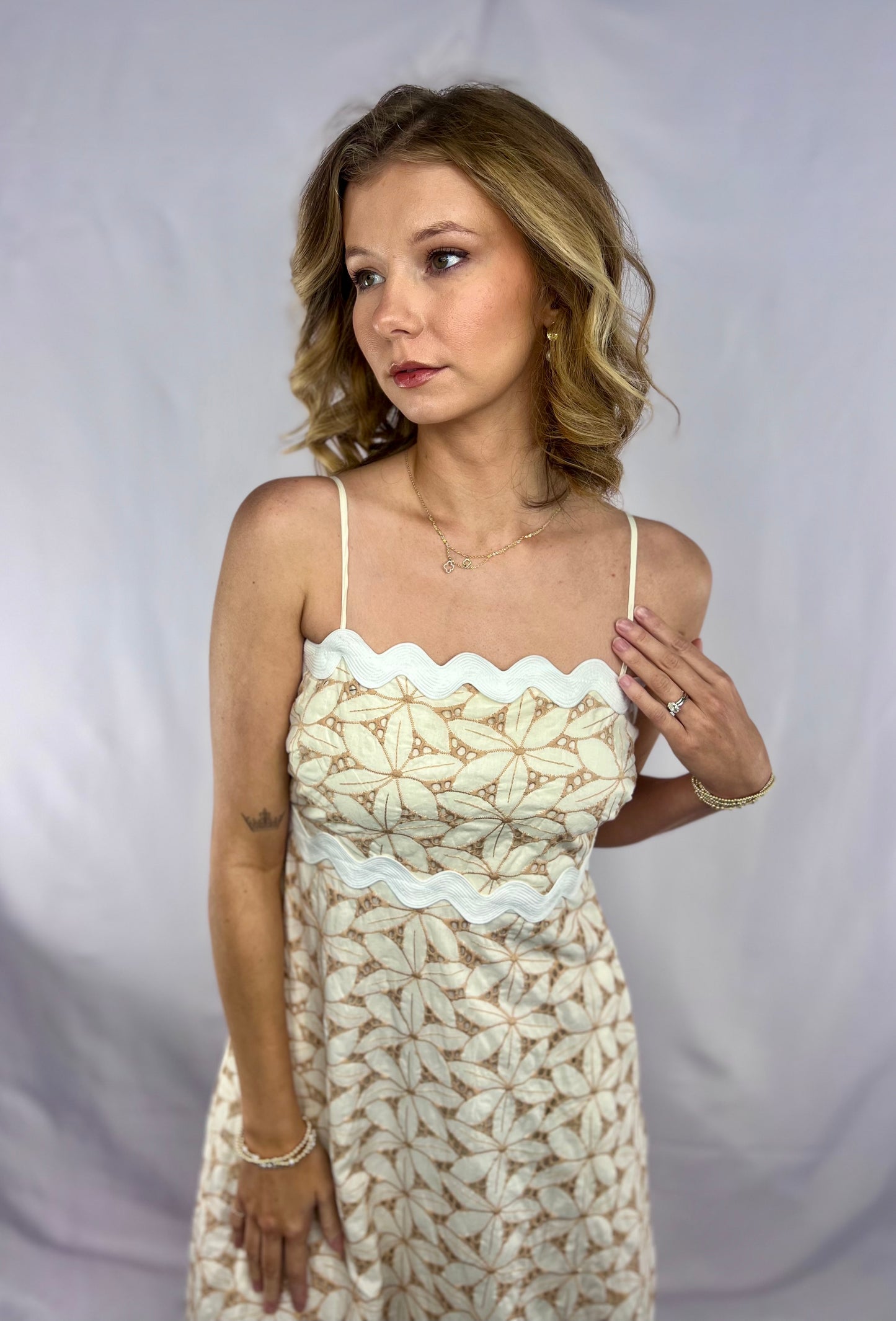 The Camille Garden Lace Maxi Dress