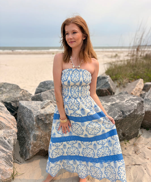 The Seabrook Coast Strapless Midi