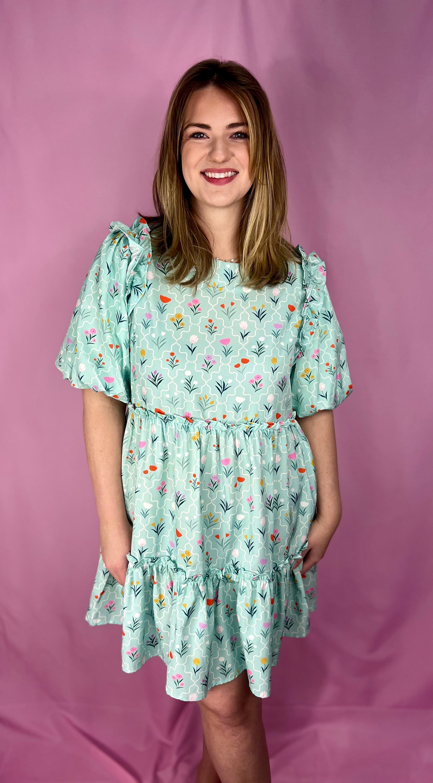 The Lillian Meadow Dress