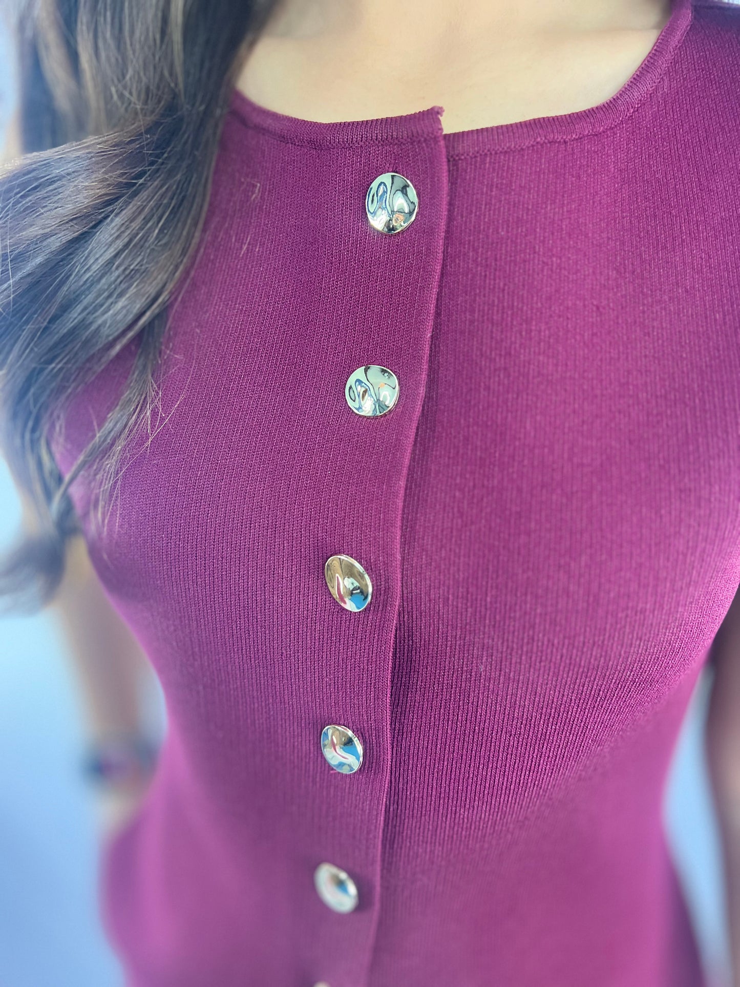 The Serena Knit Peplum Top