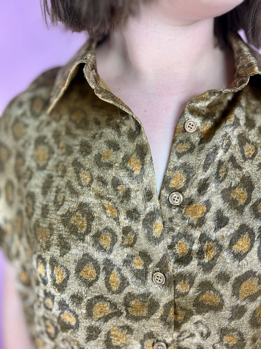 The Wild Leopard Blouse