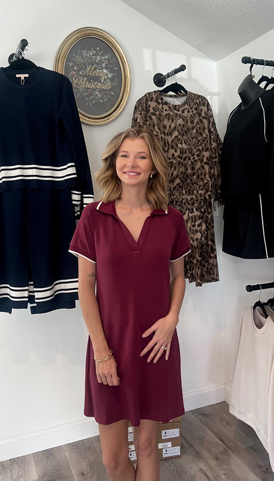 The Marley Modal Polo Mini Dress