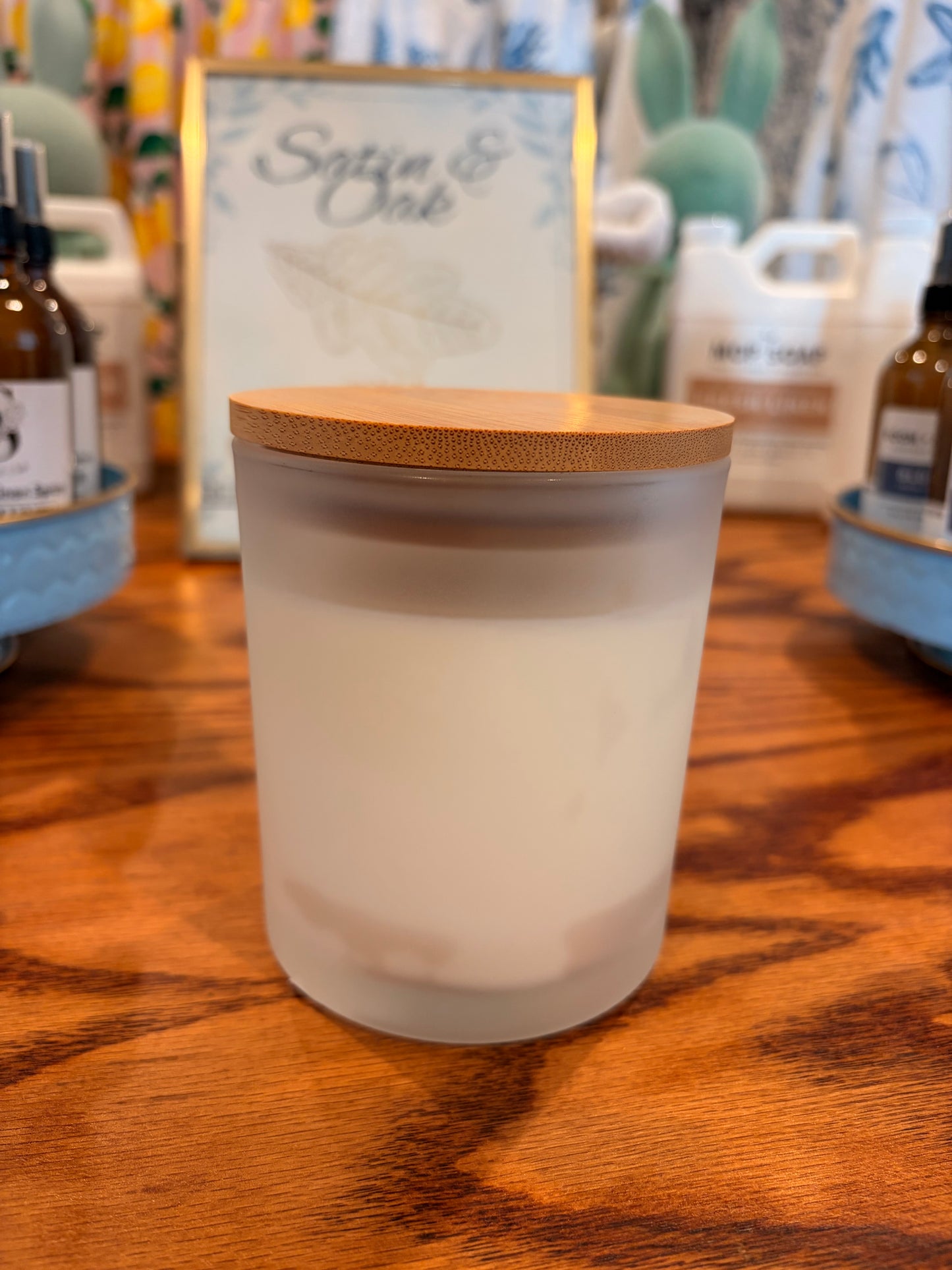The Satin & Oak Signature Candle